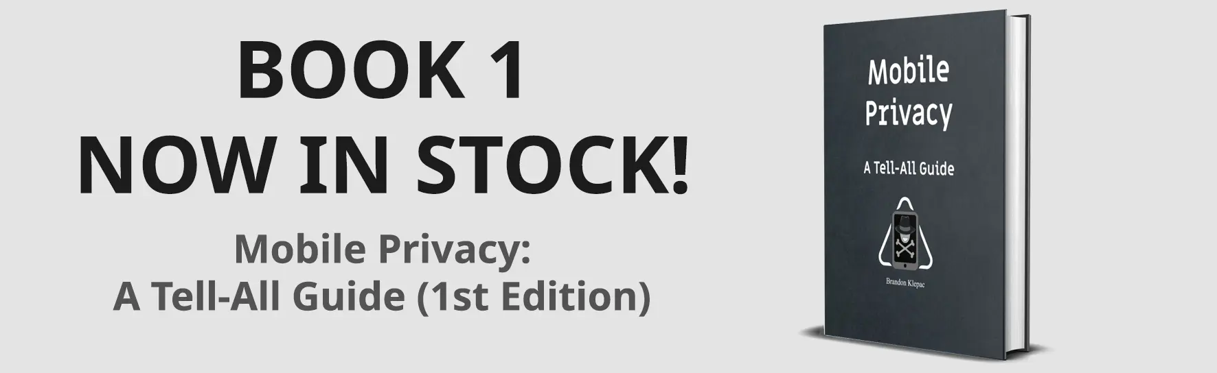 Book 1 in stock now!